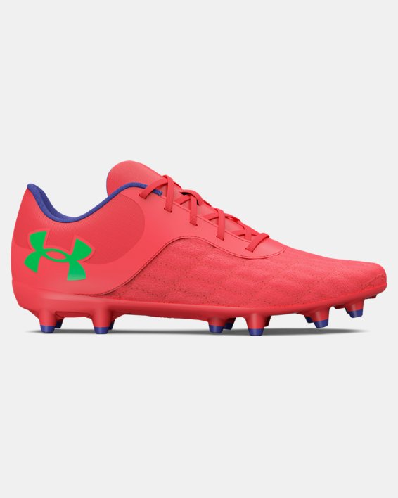 Boys' UA Magnetico Select 3 FG Jr. Soccer Cleats in Red image number 0
